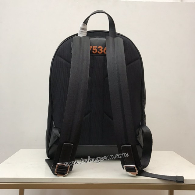 Burberry專門店新款黑色男款雙肩包 巴寶莉尼龍面男士後背包 yxb1483